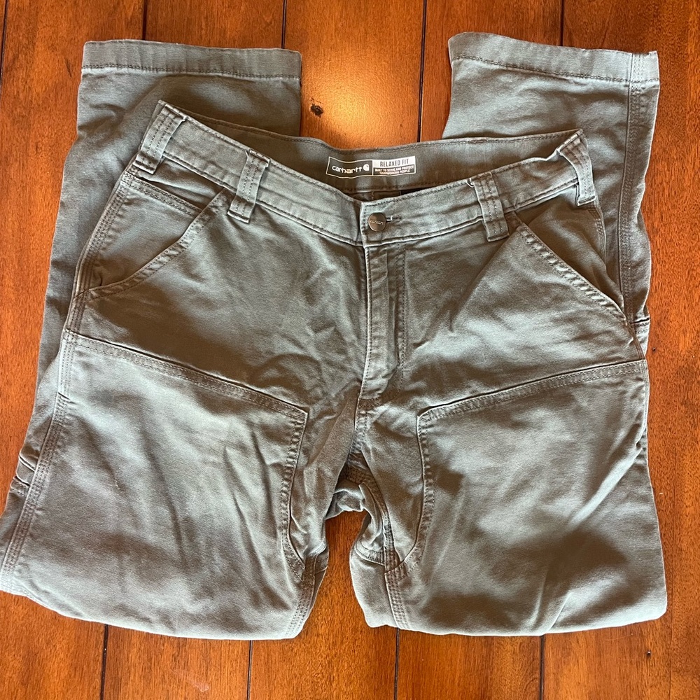 Carhartt Men’s Rugged Flex Relaxed Fit Canvas Double Front Work Pant S: 32x30